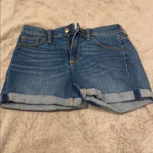 Blue jean shorts